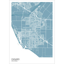 Load image into Gallery viewer, Map of Oxnard, California