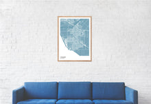 Load image into Gallery viewer, Map of Oxnard, California