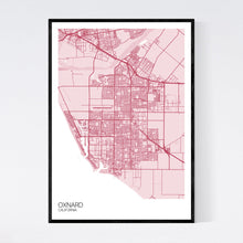 Load image into Gallery viewer, Oxnard City Map Print