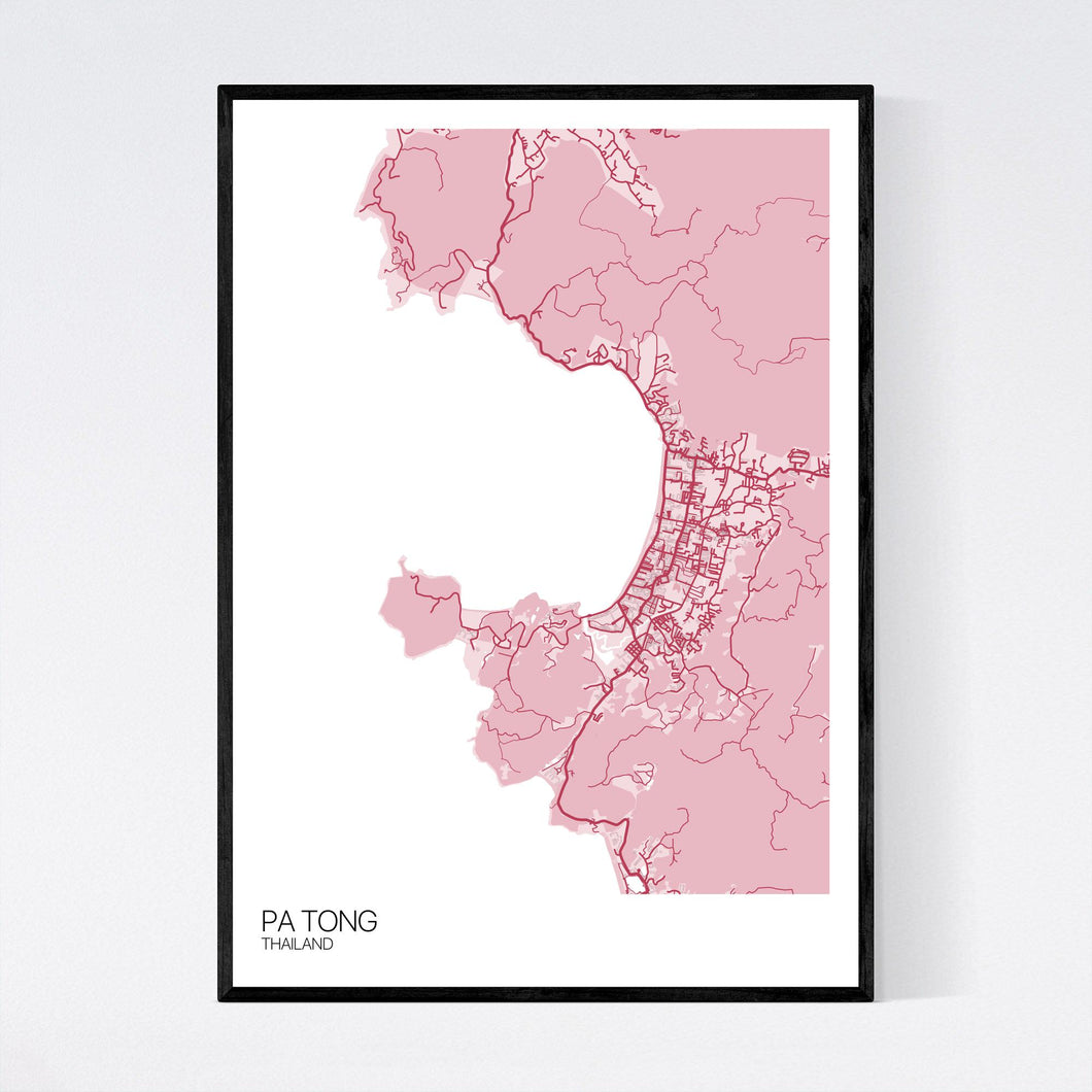 Pa Tong Region Map Print