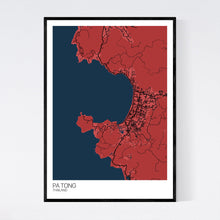 Load image into Gallery viewer, Pa Tong Region Map Print