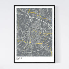 Load image into Gallery viewer, Padua City Map Print