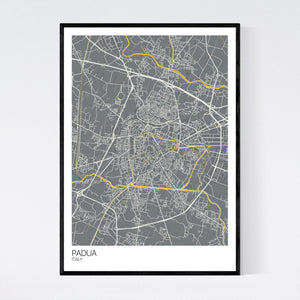 Padua City Map Print