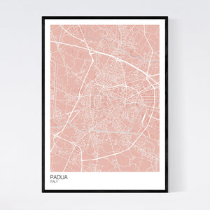 Padua City Map Print