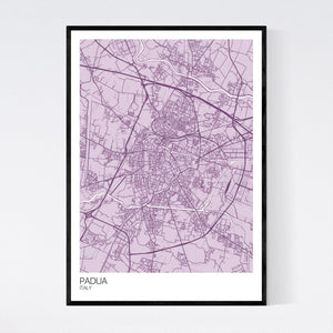 Padua City Map Print