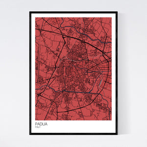 Padua City Map Print