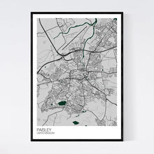 Load image into Gallery viewer, Paisley City Map Print