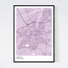 Load image into Gallery viewer, Paisley City Map Print