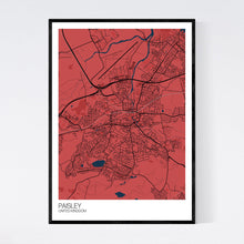 Load image into Gallery viewer, Paisley City Map Print