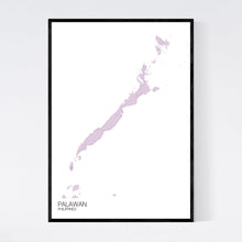 Load image into Gallery viewer, Palawan Island Map Print