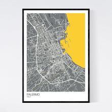 Load image into Gallery viewer, Palermo City Map Print