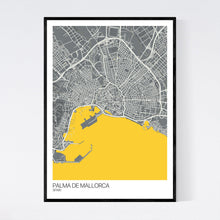 Load image into Gallery viewer, Palma de Mallorca City Map Print