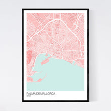 Load image into Gallery viewer, Palma de Mallorca City Map Print