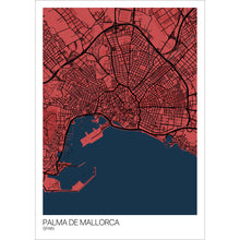 Load image into Gallery viewer, Map of Palma de Mallorca, Spain