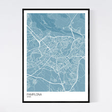 Load image into Gallery viewer, Pamplona City Map Print
