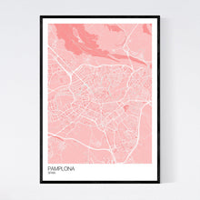 Load image into Gallery viewer, Pamplona City Map Print