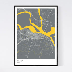 Patna City Map Print