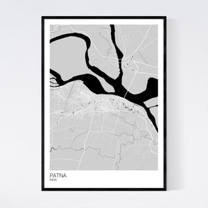 Patna City Map Print