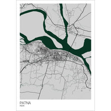 Load image into Gallery viewer, Map of Patna, India
