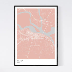 Patna City Map Print