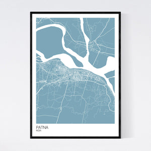 Patna City Map Print