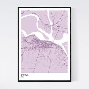 Patna City Map Print