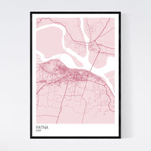Load image into Gallery viewer, Patna City Map Print