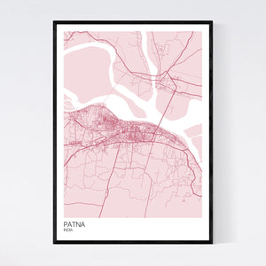 Patna City Map Print