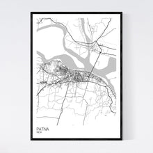 Load image into Gallery viewer, Patna City Map Print