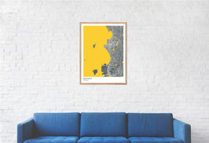 Map of Pattaya, Thailand