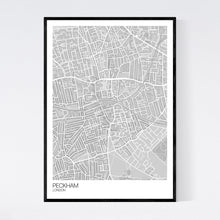 Load image into Gallery viewer, Map of Peckham, London