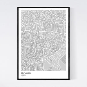 Map of Peckham, London