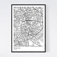 Load image into Gallery viewer, Peckham Neighbourhood Map Print
