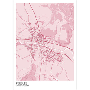 Map of Peebles, United Kingdom