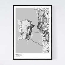Load image into Gallery viewer, Penang City Map Print