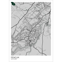Load image into Gallery viewer, Map of Penicuik, Scotland