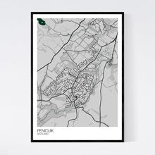 Load image into Gallery viewer, Map of Penicuik, Scotland