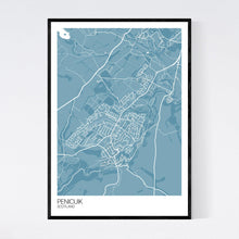 Load image into Gallery viewer, Penicuik Town Map Print
