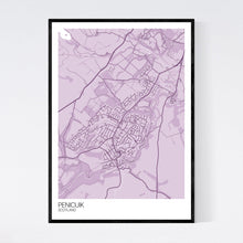 Load image into Gallery viewer, Penicuik Town Map Print