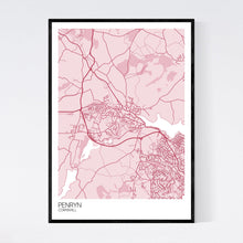 Load image into Gallery viewer, Penryn Town Map Print