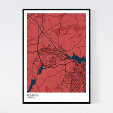 Load image into Gallery viewer, Penryn Town Map Print