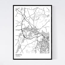 Load image into Gallery viewer, Penryn Town Map Print