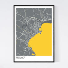 Load image into Gallery viewer, Penzance City Map Print