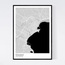 Load image into Gallery viewer, Penzance City Map Print