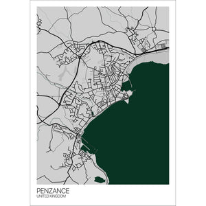 Map of Penzance, United Kingdom