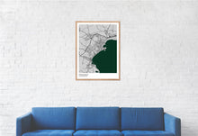 Load image into Gallery viewer, Map of Penzance, United Kingdom
