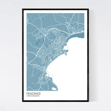 Load image into Gallery viewer, Penzance City Map Print