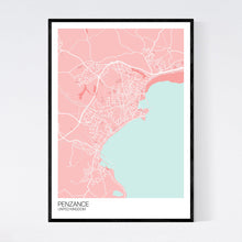 Load image into Gallery viewer, Penzance City Map Print