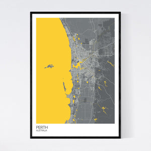 Map of Perth, Australia