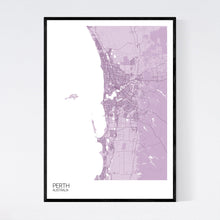 Load image into Gallery viewer, Perth City Map Print